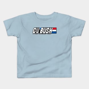 George W Bush A Real American Hero Kids T-Shirt